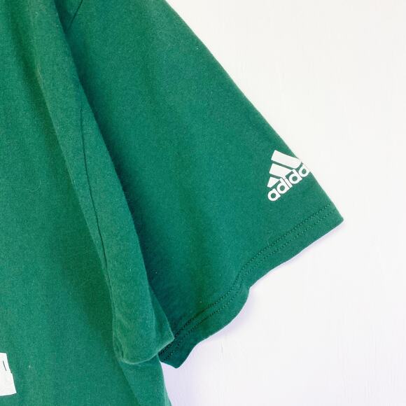 Adidas T-Shirt Men's Eagles Unite Green White Graphic The Go To Tee Size XL - Picture 4 of 8